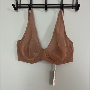 Adore Me Bra Nude color sheer size 38 DD